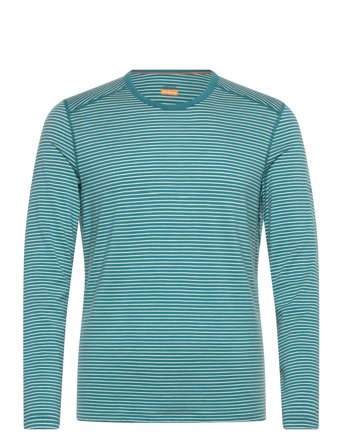 Icebreaker M 200 Oasis Ls Crewe - Blue - M
