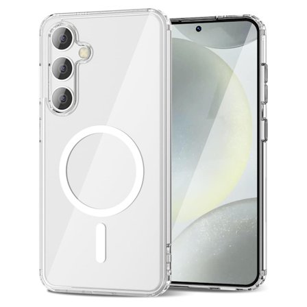 Magnetiskt trådlöst laddningsskal i PC-material för Galaxy S21