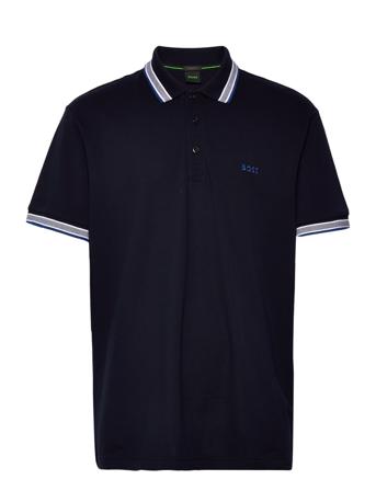 Paddy Polos Short-sleeved Marineblå BOSS*Betinget Tilbud