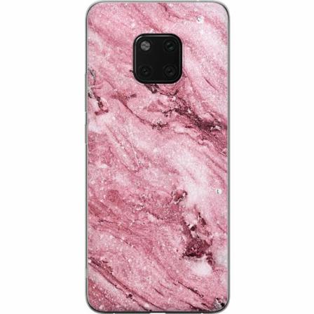 Huawei Mate 20 Pro Genomskinligt Skal Glitter Marble