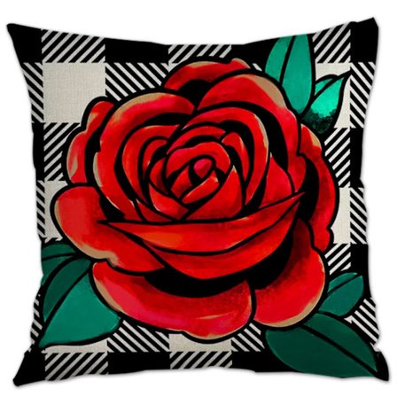 Örngott för Alla hjärtans dag, dekorativt örngott för bröllopsdag Alla hjärtans dag