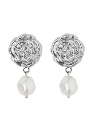 Caroline Svedbom Rosita Pearl Earrings Örhängen Dam Silver ONESIZE