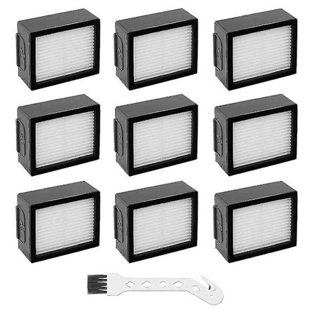 Hepa Filter 9 kpl Irobot Roomba E I & J -sarjan pölynimuriin I7