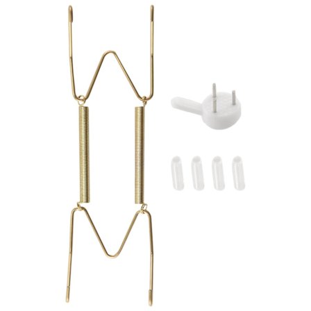 10 stk. tallerkenophæng, 6 tommer væg tallerkenophæng og 10 stk. vægkroge, 5 til 7 tommer dekorative pla