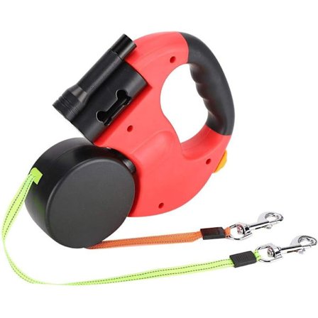 Inntrekkbar hundekobbel, kobbel for kjæledyr, automatisk uttrekkbar fleksibel hundetrekktau