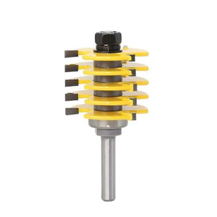 Justerbar Samling Finger Fræser Bor 8 mm Skaft Professionelt Træbearbejdningsværktøj