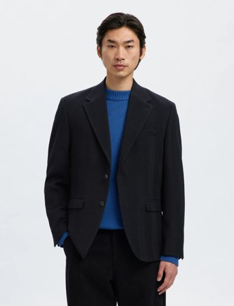 Selected Slhreg-Ben Wool Blz - Navy - 54