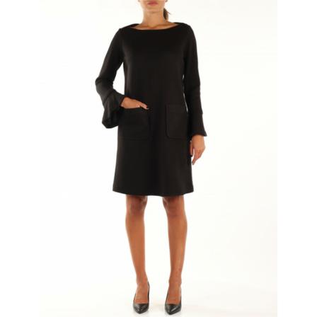 Manila Grace, Short Dresses Czarny, Kobieta, Rozmiar: M