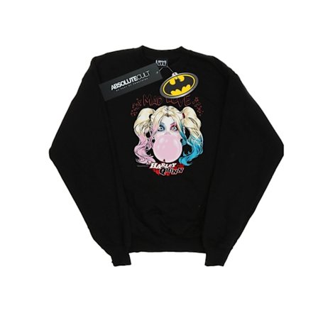 DC Comics Herr Harley Quinn Mad Love Sweatshirt S Svart