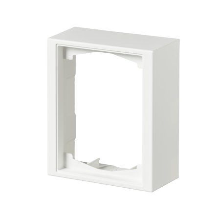 ABB 1721S100-884 Förhöjningsram 100 x 40 mm, vit 1-fack, Strömbrytare & vägguttag