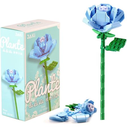 Blomsterbuket Mursten Ideer Legetøj Ikonisk Rose, til Børn og Voksne Byggeklodser Planter Blomster Gave, 2022 Ny ( Stjerne