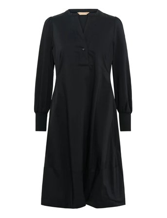 Cuantoinett Rib Dress Black Culture