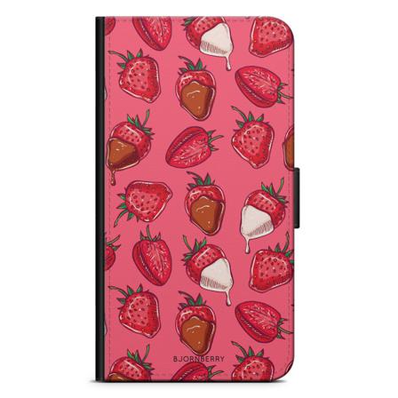 Bjornberry Fodral Huawei P Smart (2018) - Jordgubbschoklad