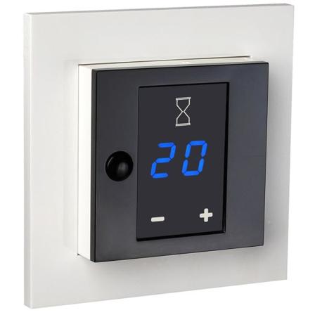 Elko EKO05987 Timer Pluss, 2-polet, 16 A, display Hvit, Strømbrytere & vegguttak