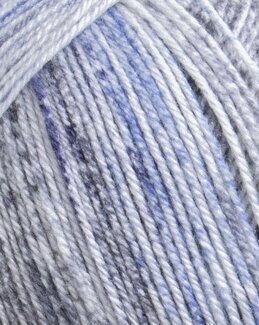 Garn Sox Merino 4 ply 100g Gråblå