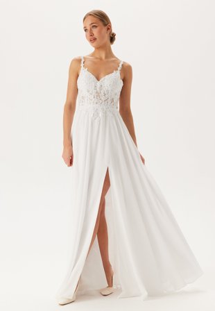 Christian Koehlert-Chiffon Rhinestone Wedding Dress-34