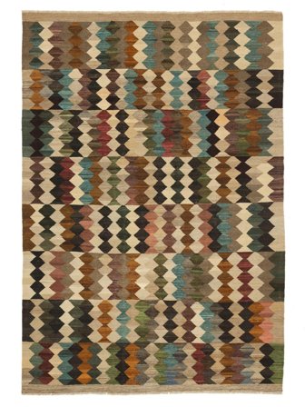 Tessuto A Mano Kilim Ariana Trend Tappeto 205X296 Di Lana