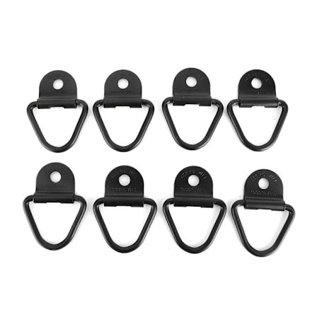 8 st Universal Triangulära Surrningsringar Dragkrok för Lastbil Husbil Släpvagn SUV (FMY)