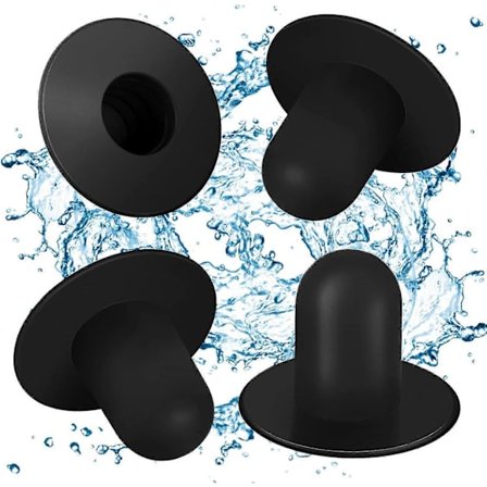 4 Pak Svømmepolsvægpropper - Reservedele - Overjordisk Svømmepolsfilterpumpe Si-hulprop Stop kompatibel med Intex & Bestway