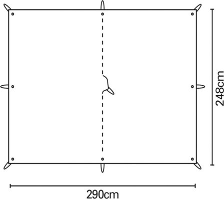 Terra Nova Adventure Tarp 2 tarps and shelters Green 290 x 248 cm