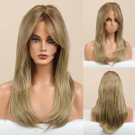 Kvinder Paryk Blond 4 4 4