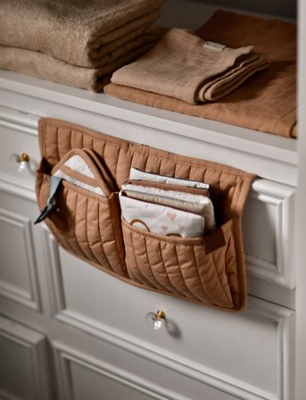 Fabelab Crib Pocket - Brown - ONE SIZE
