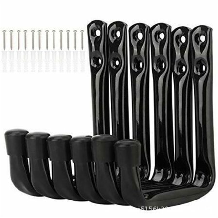 [COQQ] 6-osainen, raskaat säilytyskoukut, työkalulaatikko EVA-vaahtomuovilla