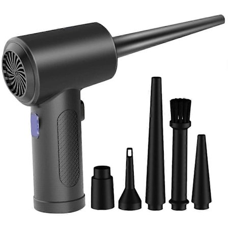 Luftblåser Håndholdt Oppladbart Elektrisk Luftblåser Tastaturrenser Tilbehør