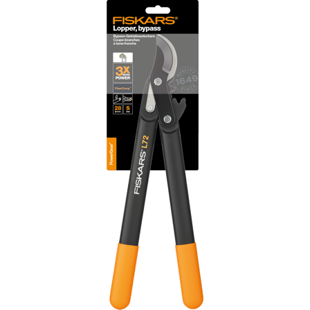 Fiskars PowerGear L72 Grensaks med sideskjær, Hageredskap