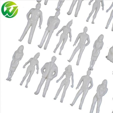 Creative Toy 100 ST Vit omålad arkitektonisk modell Figurer Människor