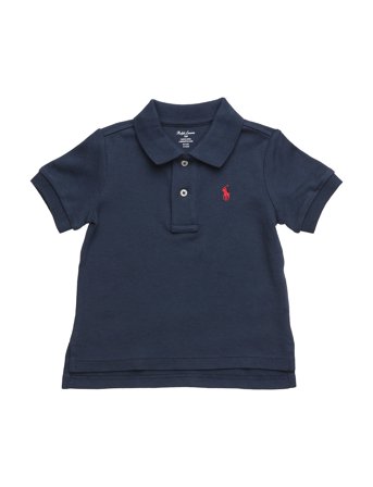 Ralph Lauren Baby Soft Cotton Polo Shirt - Blue - 80-83
