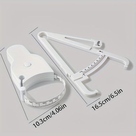 Kehon rasvaprosentin mittari vyötärön mittanauhalla, kannettava kuntoilun seuranta painonpudotukseen