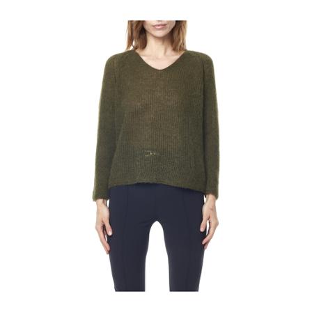 Max Mara, V-neck Knitwear Groen, Dames, Maat:S