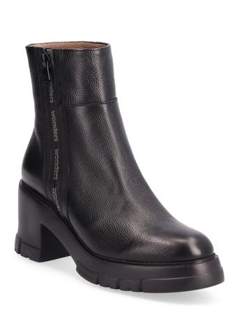 Wild Shoes Boots Ankle Boots Ankle Boot - Heel Svart Wonders