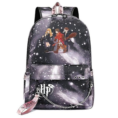 Harry Potter Ryggsäck För Tonåringar Pojkar Och Flickor Trendig Skolväska Tecknad Design Med Gott Om Utrymme För Resor Studenter Vardagligt