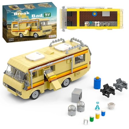Breaking Bad RV Modell Byggklossar Husbil Samlarfordon Billeksaksset