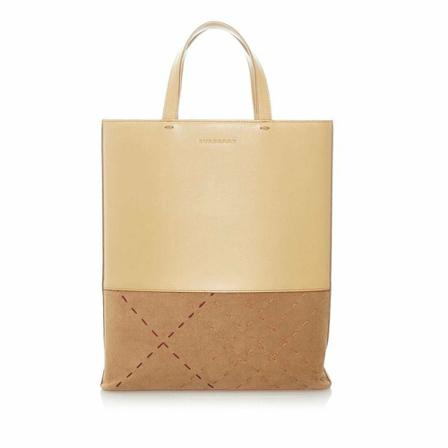 Burberry Vintage, Pre-owned Tote Bags Bruin, Dames, Maat:ONE Size