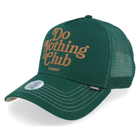 Djinns - Grønn trucker Caps - Hft Cap Dnc 30th Bottle Green A-Frame trucker @ Hatstore