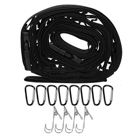 Camping Lanyard Udendørs Camping Tørresnor Campingplads Opbevaringsrem Telt Lanyard med D Spænde