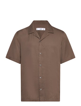 Mango | Regular-Fit Shirt With Bowling Collar | S