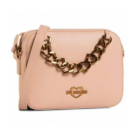 Love Moschino Logo Shoulder Taske Pink, Dame, Størrelse: ONE Size