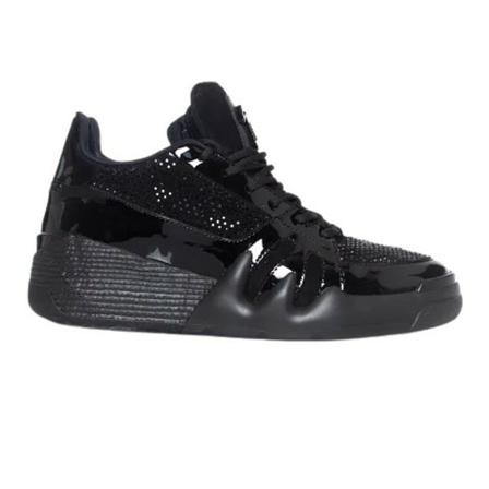 Giuseppe Zanotti Pre-owned, Pre-owned Suedesneakers Zwart, Dames, Maat:39 EU