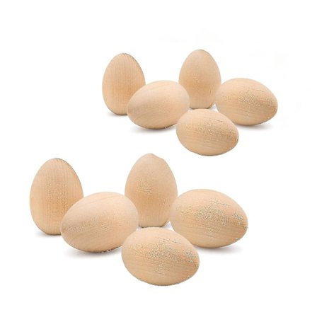 DIY Malede Påske Trææg, Udstilling, Kan Males Og Dekoreres Når Som Helt, Lille, Mellem, 20stk