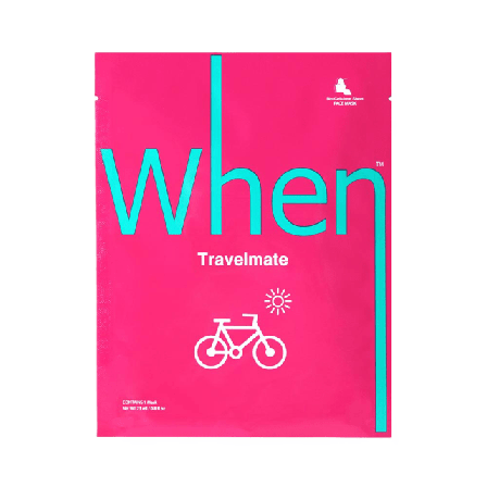 When Travelmate Sheet Mask Ansiktsmask & peeling Dam 23G