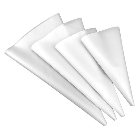 4 stk. 4 Størrelser Kake Pastry Piping Bag Eva Gjenbrukbar Cupcake Cookie