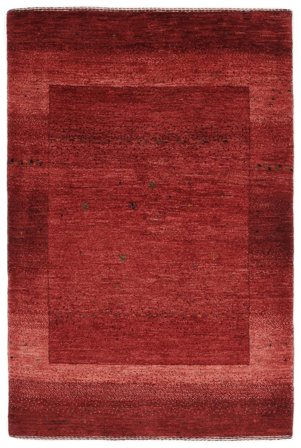 Loribaft Fine Perzisch Vloerkleed Modern Donkerrood/Zwart (Wol, Perzië/Iran)