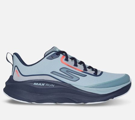 Skechers, Max Cushioning Max Run - Vorteza - Waterproof, 47, Blå, Herre