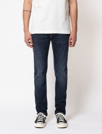Nudie Jeans Grim Tim New Ink - Blue - 32 x 34