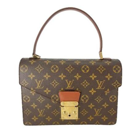 Louis Vuitton Vintage, Pre-owned Coated canvas handbags Bruin, Dames, Maat:ONE Size