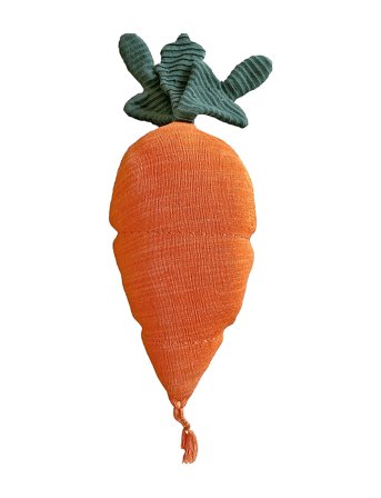 Knitted Cushion Cathy The Carrot Orange Lorena Canals